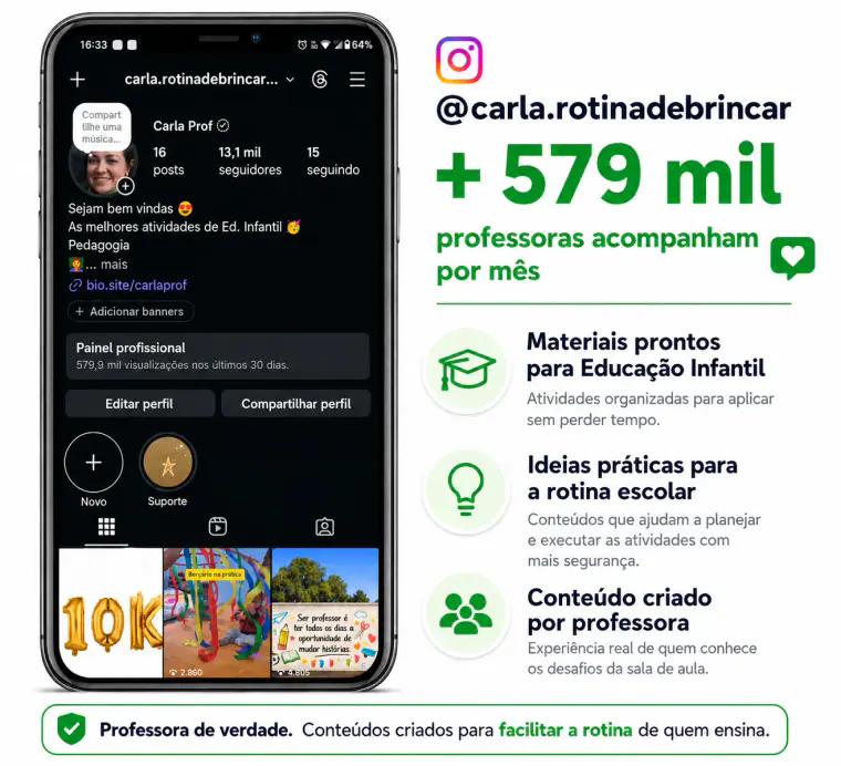Carla, professora e criadora das 50 Vivências