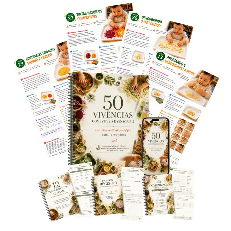 Coleção Completa: 50 Vivências Comestíveis e Sensoriais com os três bônus